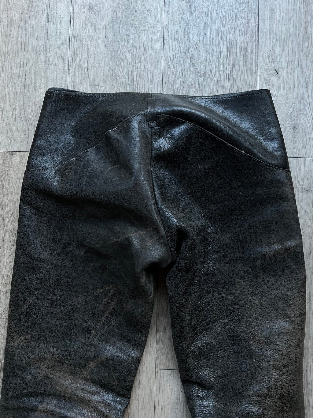 MA+ Maurizio Amadei Bison Leather Pants