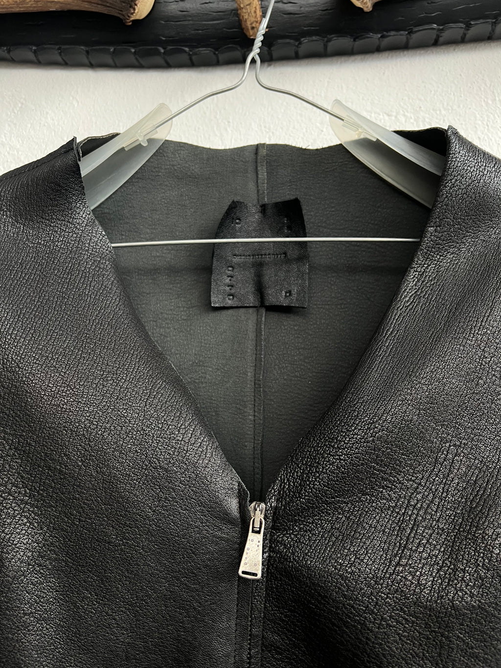 10sei0Otto Stretch Leather Jacket