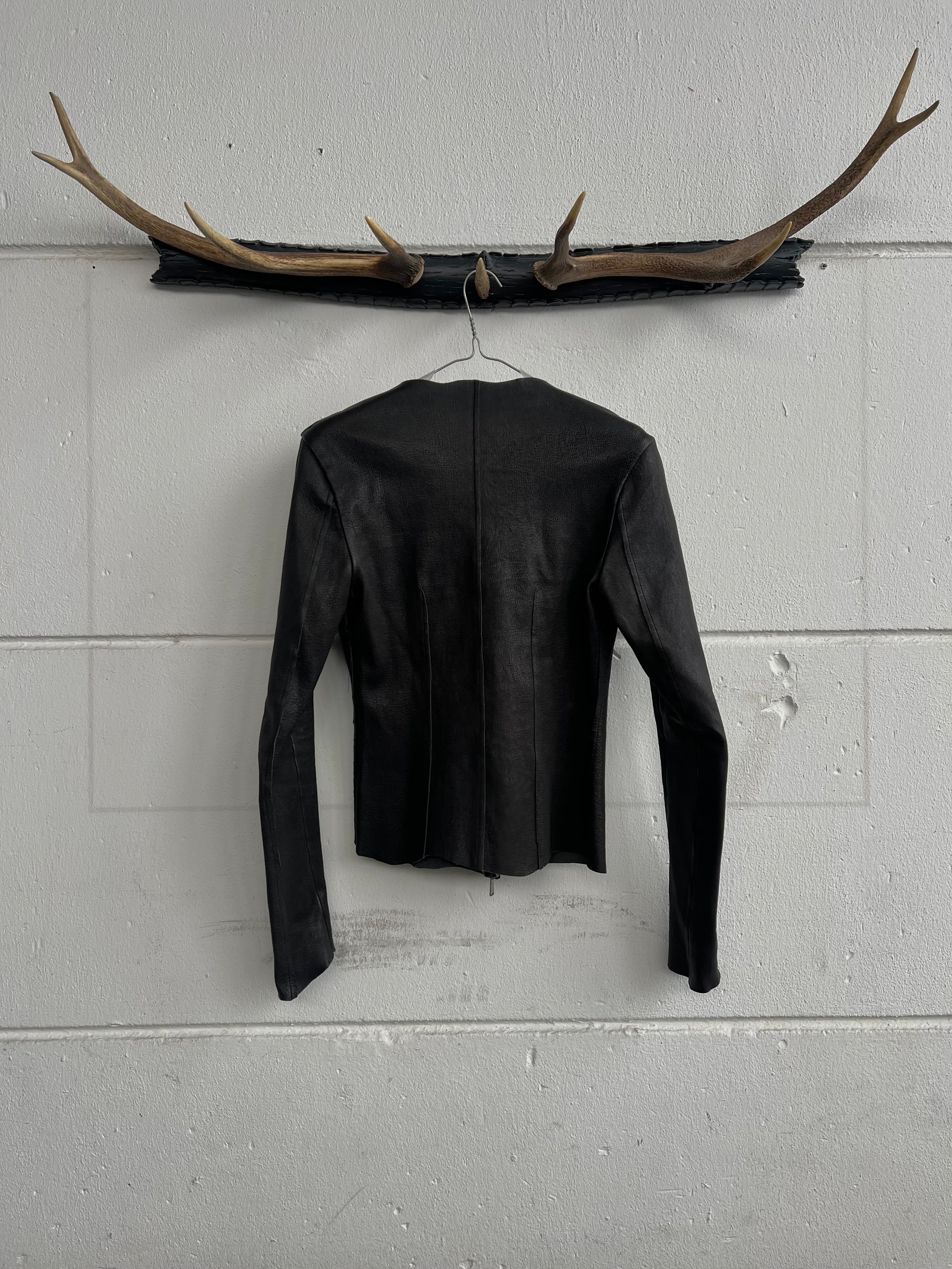 10sei0Otto Stretch Leather Jacket