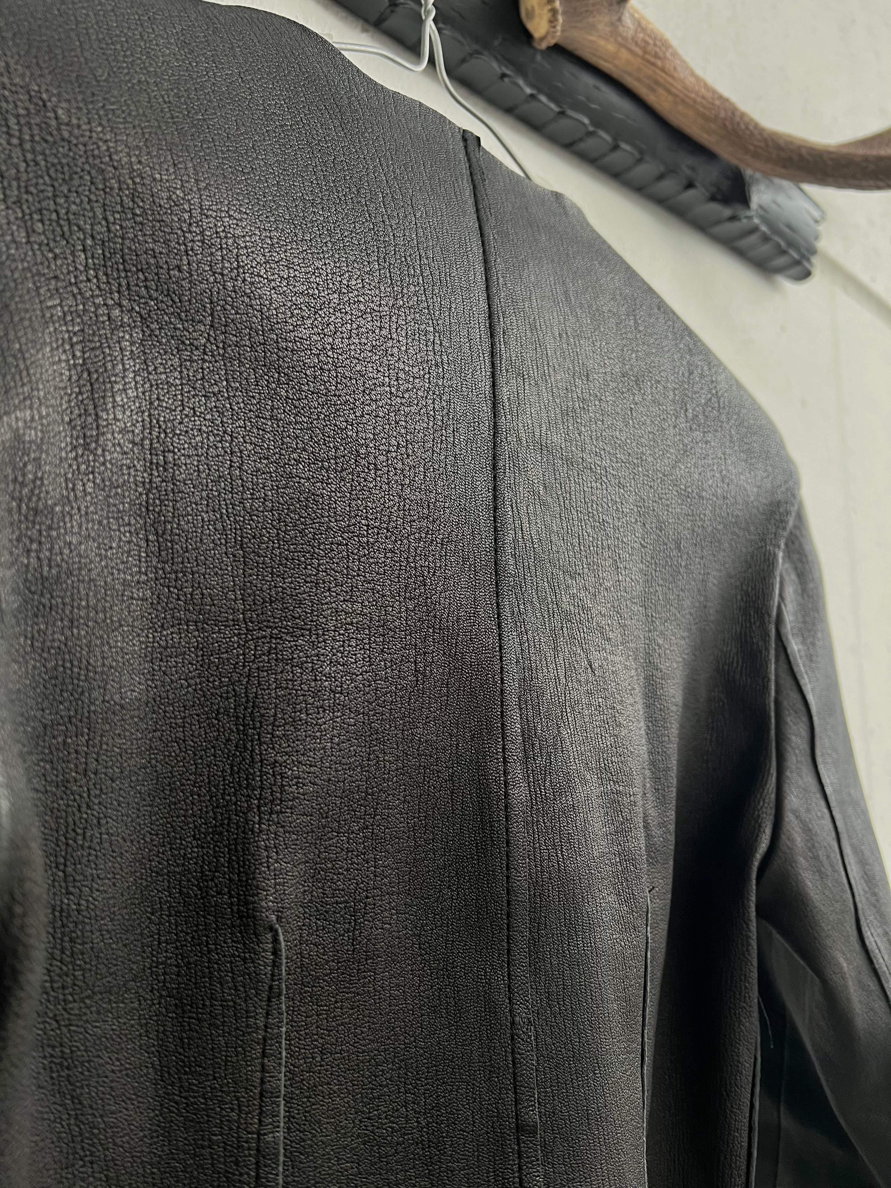 10sei0Otto Stretch Leather Jacket