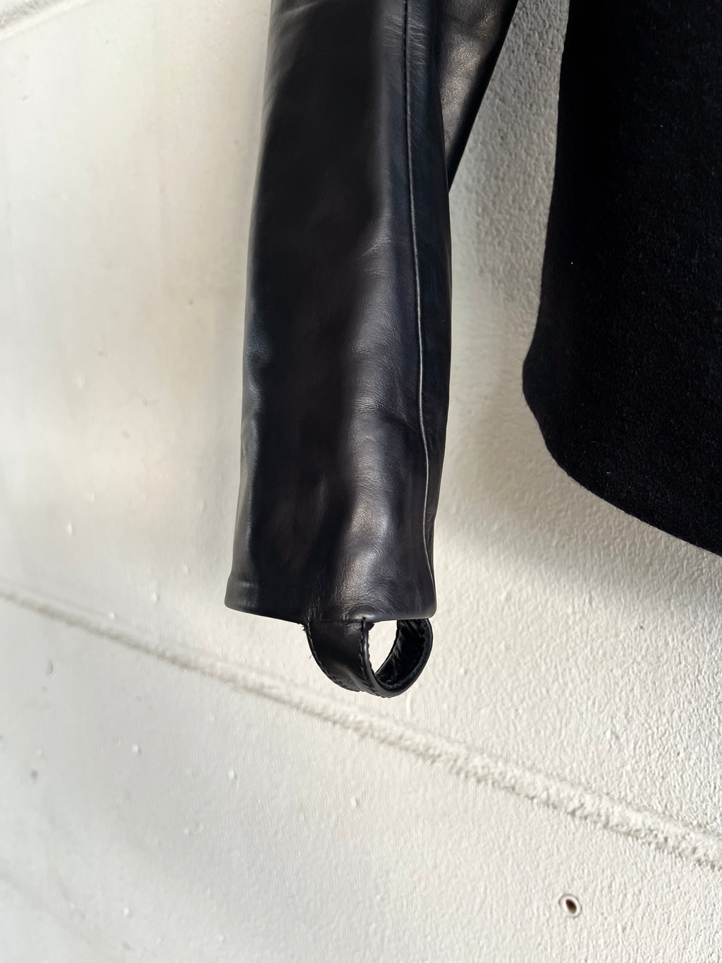 Boris Bidjan Saberi Hybrid Leather Jacket
