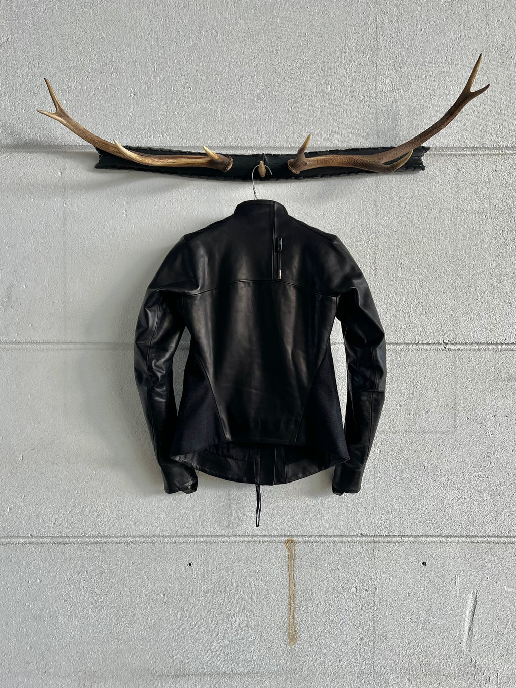 Boris Bidjan Saberi Hybrid Leather Jacket