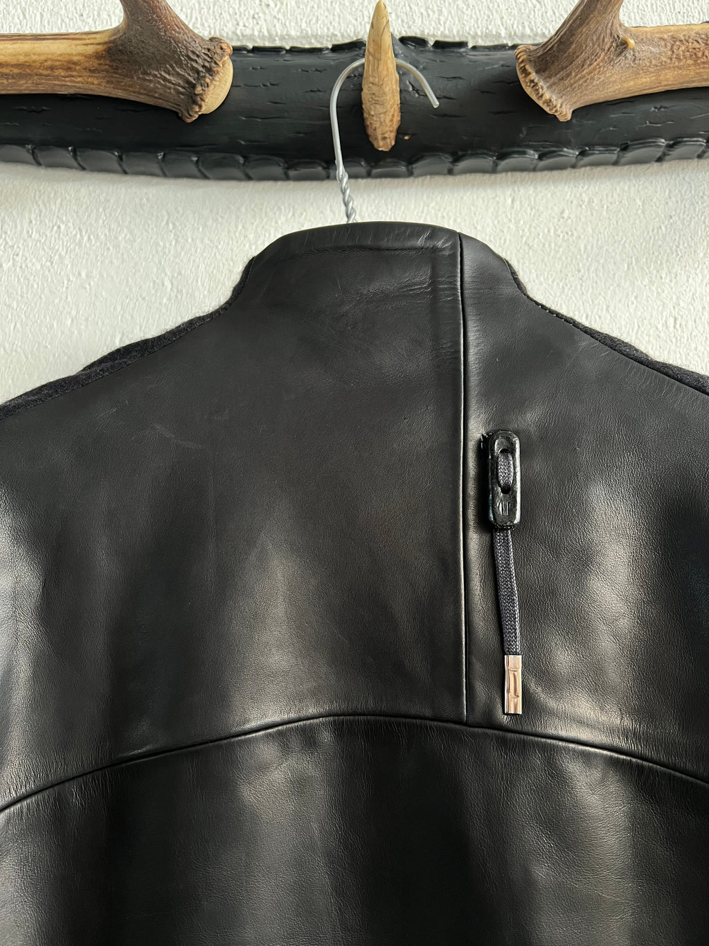 Boris Bidjan Saberi Hybrid Leather Jacket