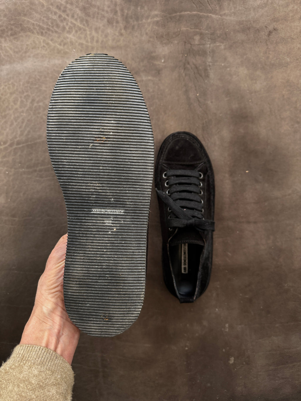 Ann Demeulemeester Pony Hair Sneaker