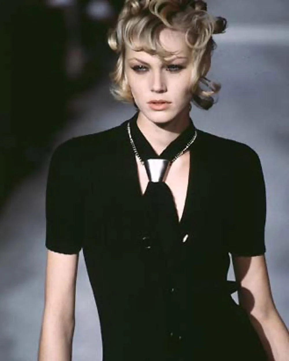 Dirk Bikkembergs Metal ring Tie-Holder Necklace